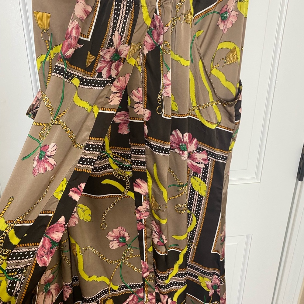 Palazzo pant with matching long vest